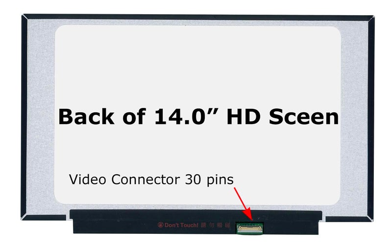 SCREENARAMA New Screen Replacement for HP 14-DK1003DX 9XM12UA, HD 1366x768, Glossy, LCD LED Display with Tools - Image 2